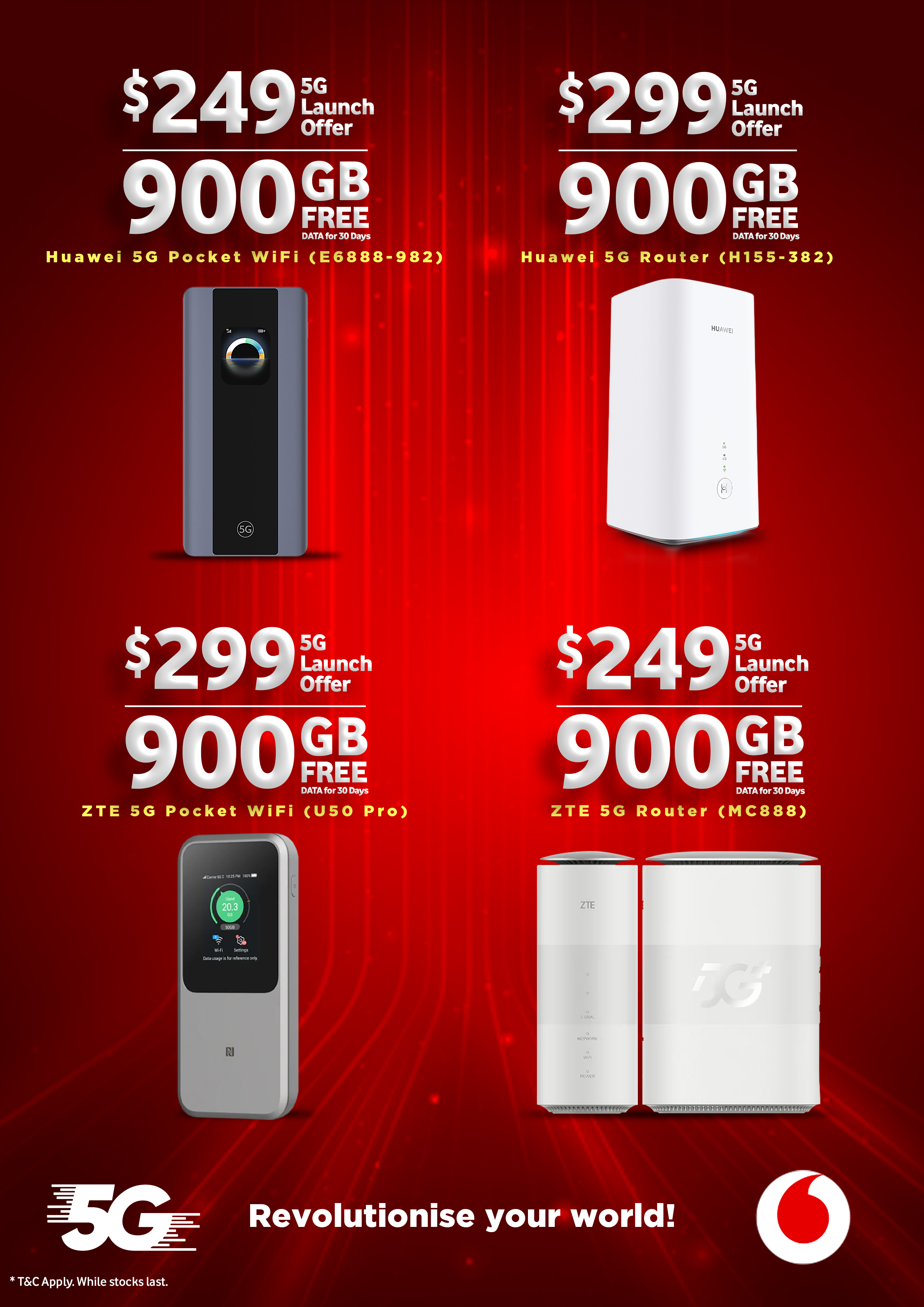 A4 5G Data Device Flyer