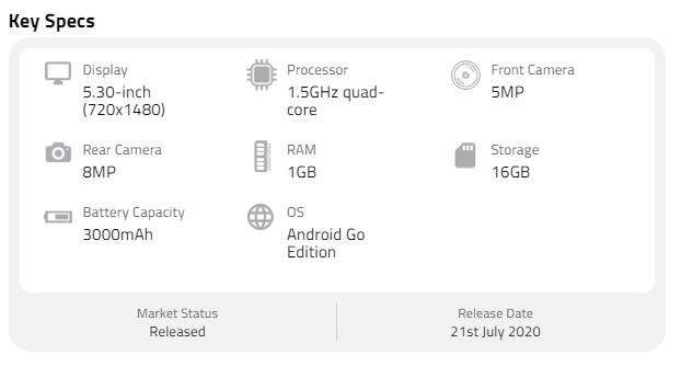 Samsung Galaxy A01
