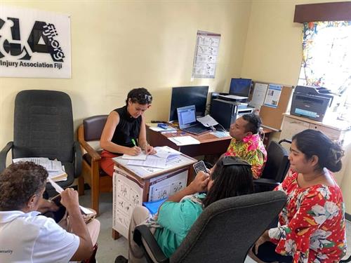 Jane Savou Spinal Injury Association Vodafone ATH Fiji Foundation Jane Savou Spinal Injury Association Vodafone ATH Fiji Foundation