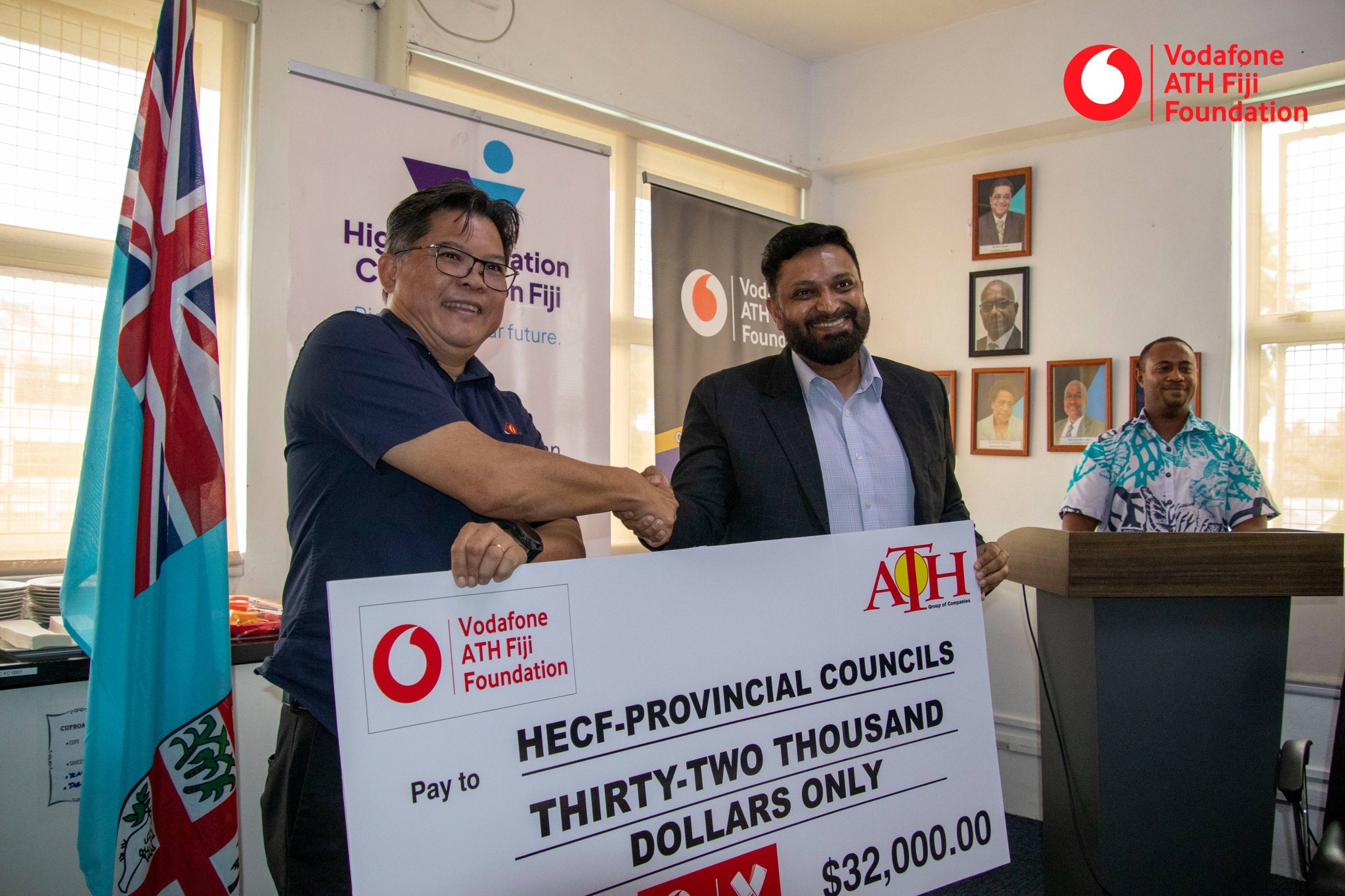 Vodafone ATH Foundation Makes History with $32,000 Grant for Community Health Training Across Fiji