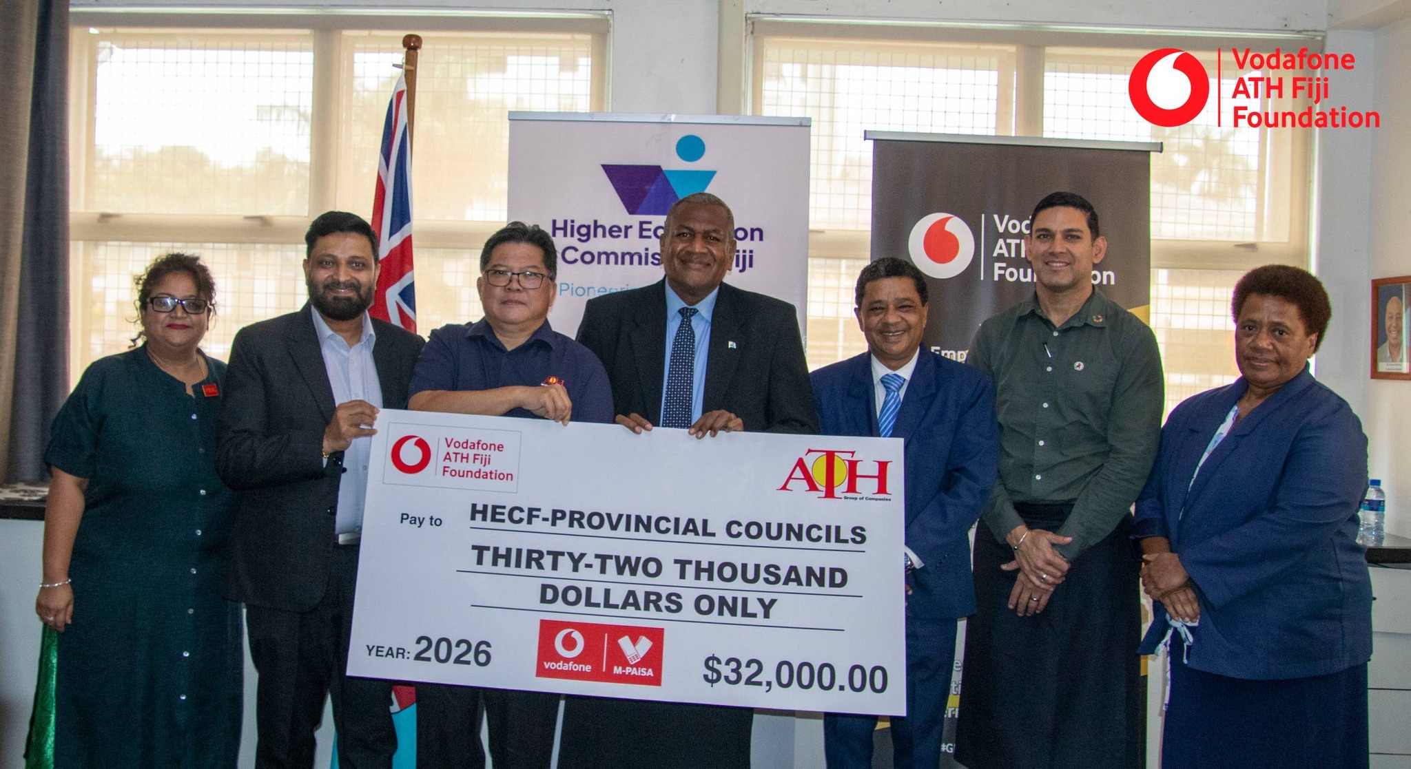 Vodafone ATH Foundation Makes History with $32,000 Grant for Community Health Training Across Fiji