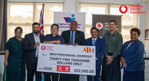 Vodafone ATH Foundation Makes History with $32,000 Grant for Community Health Training Across Fiji Vodafone ATH Foundation Makes History with $32,000 Grant for Community Health Training Across Fiji