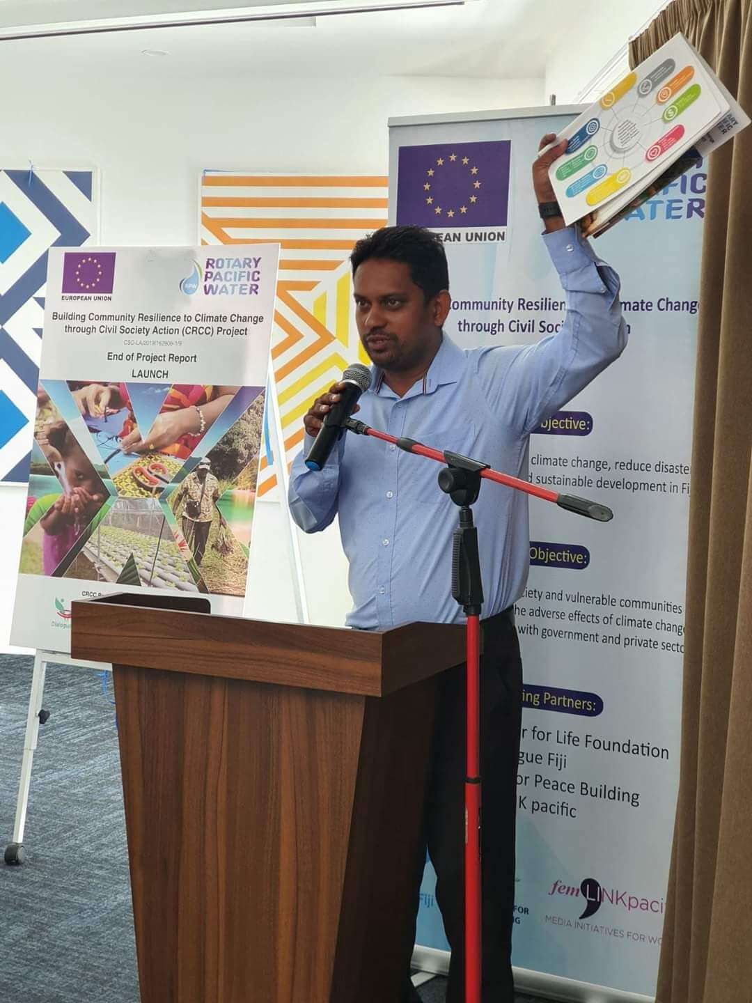 Neil Maharaj Vodafone ATH Fiji Foundation