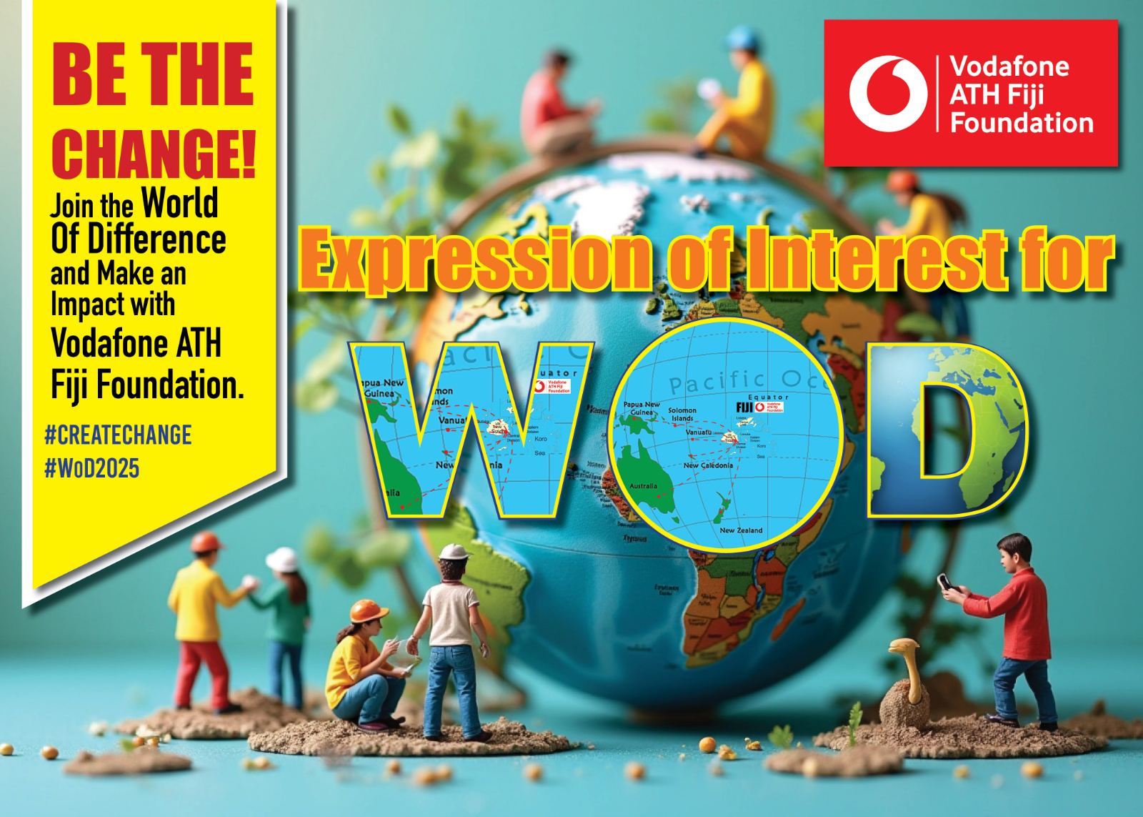 Vodafone ATH Fiji Foundation World of Difference Expression of Interest 2025